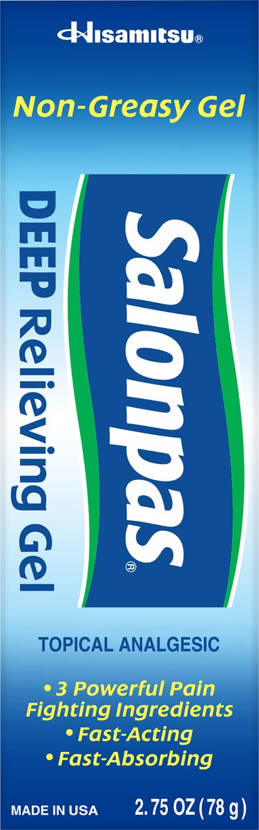 slide 3 of 7, Salonpas Deep Rel Gel, 2.75 oz