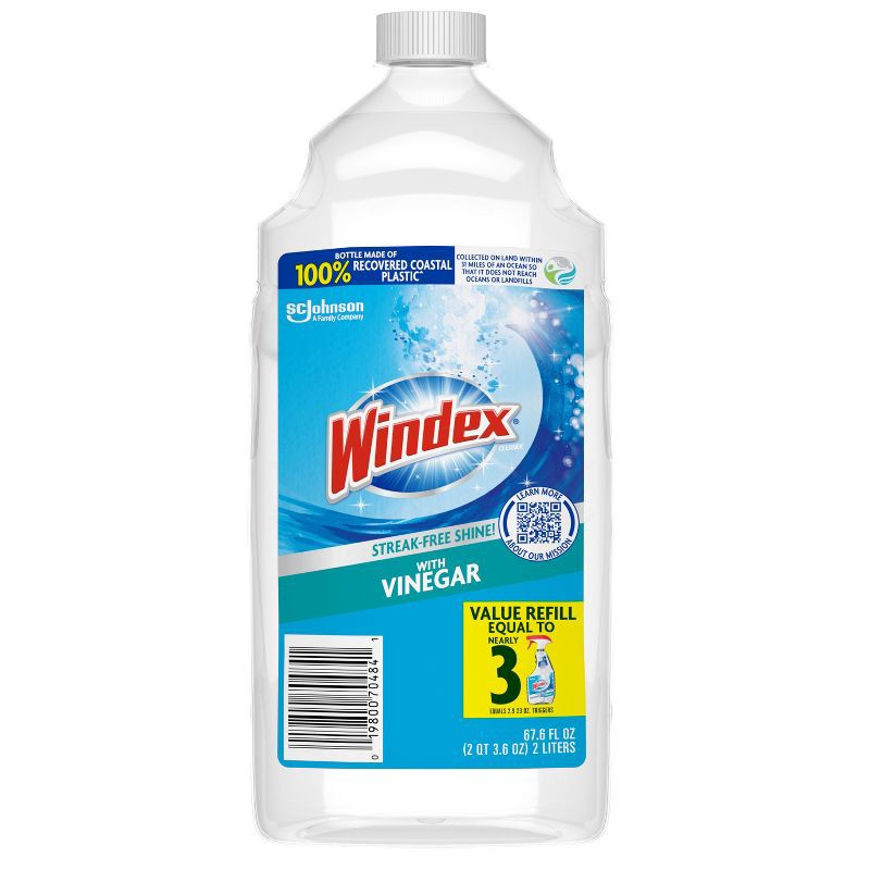 slide 4 of 12, Windex Vinegar Refill Bottle 2L - 67.6oz, 2 liter; 67.6 oz