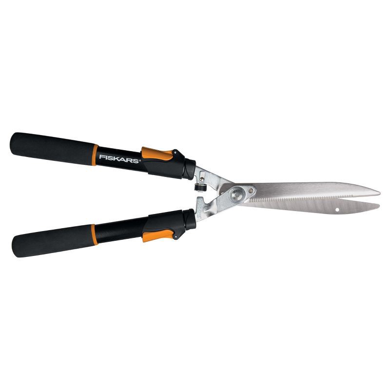 slide 1 of 1, Fiskars Power-Lever 25-33" Extendable Hedge Shears, 1 ct