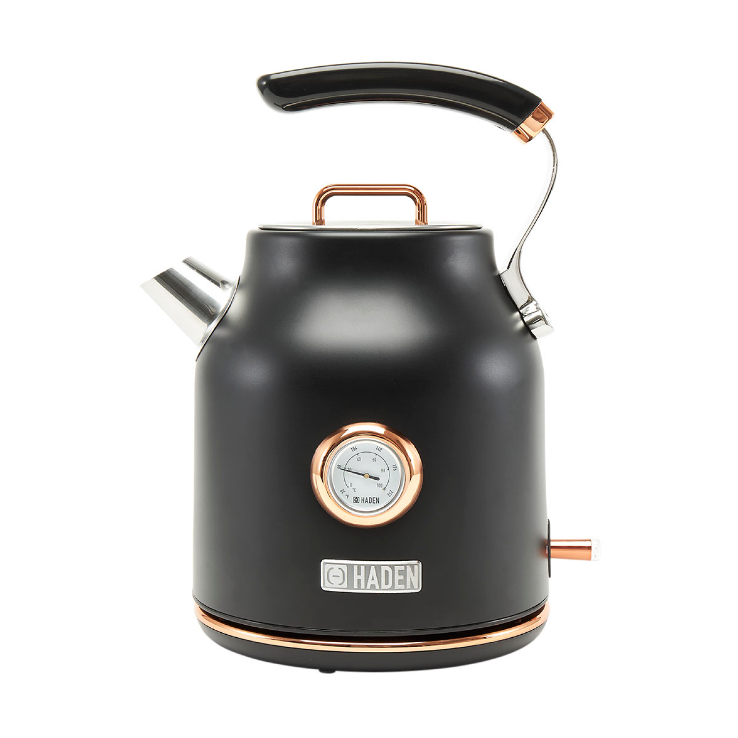 slide 2 of 2, Haden Dorset Kettle - Black and Copper, 1 ct