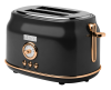 slide 11 of 29, Haden Dorset 2 Slice Toaster Black & Copper, 1 ct