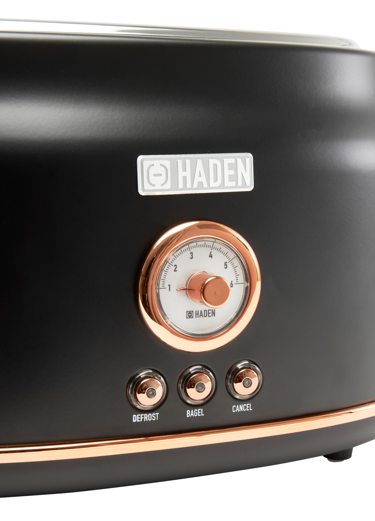 slide 13 of 29, Haden Dorset 2 Slice Toaster Black & Copper, 1 ct