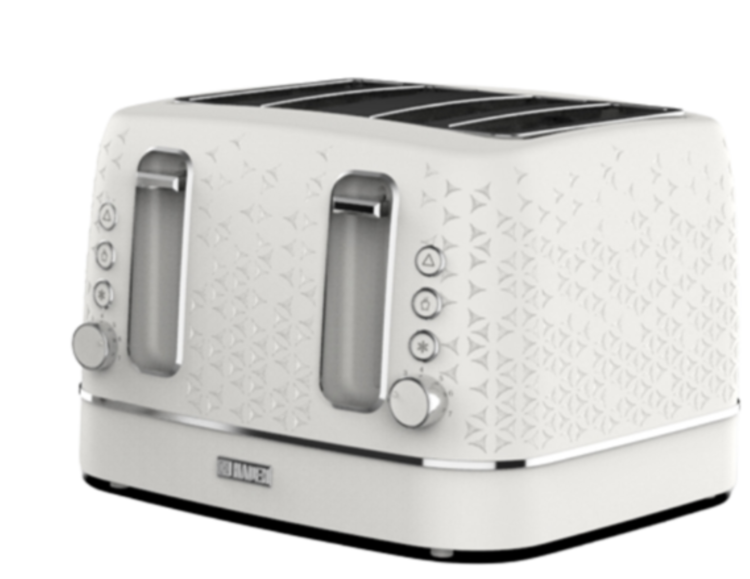 slide 1 of 1, Haden Starbeck 4 Slice Toaster White, 1 ct