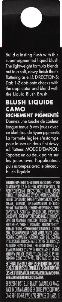 slide 4 of 4, E.L.F Camo Liquid Blush Pinky Promise, 0.13 fl oz