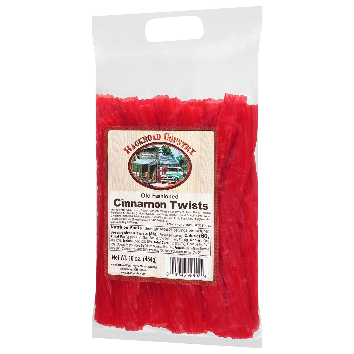 slide 4 of 4, Backroad Country Old Fashioned Cinnamon Twists 16 oz, 16 oz