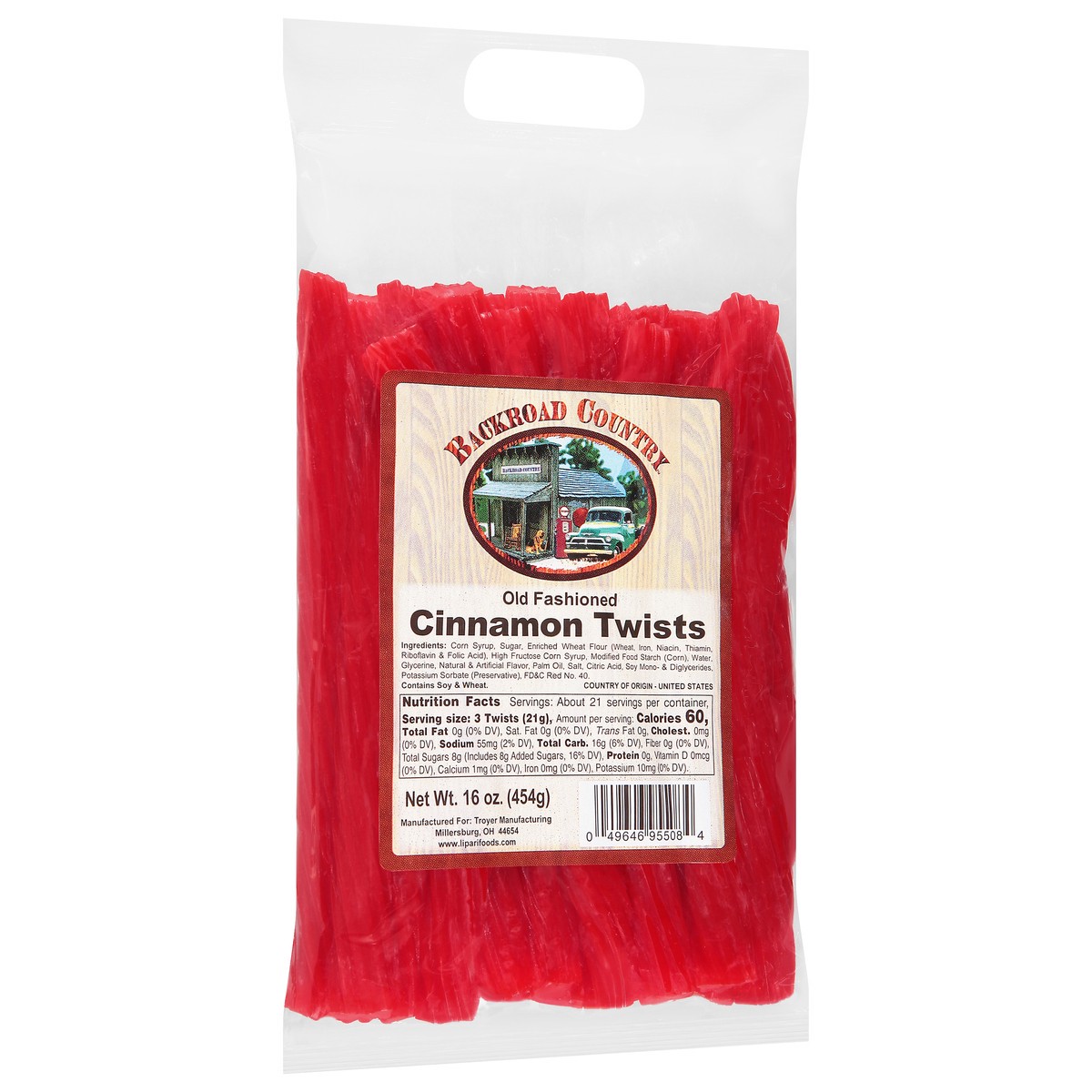 slide 2 of 4, Backroad Country Old Fashioned Cinnamon Twists 16 oz, 16 oz