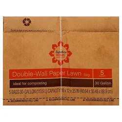 Signature Select Lawn & Leaf Bags 30 Gallon - 5 Count
