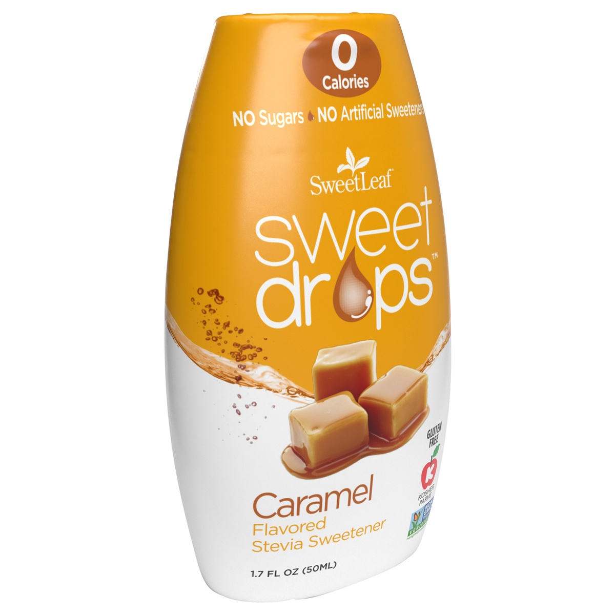 slide 3 of 5, Sweet Drops Caramel Flavored Stevia Sweetener 1.7 fl oz, 1.7 fl oz