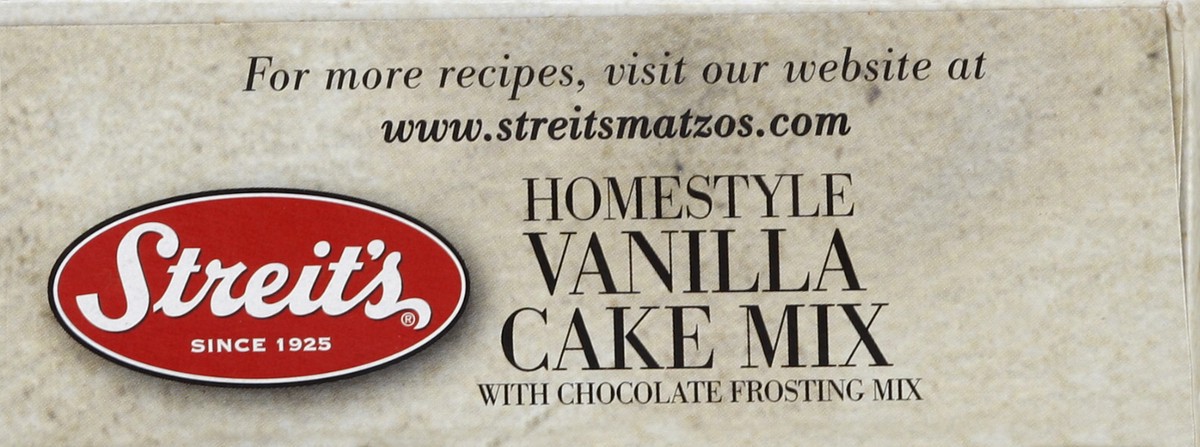 slide 3 of 4, Streit's Yellow Cake Mix With Chocolate Frosting, 12 oz