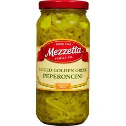 Mezzetta Sliced Golden Greek Peperoncini, 16 fl oz