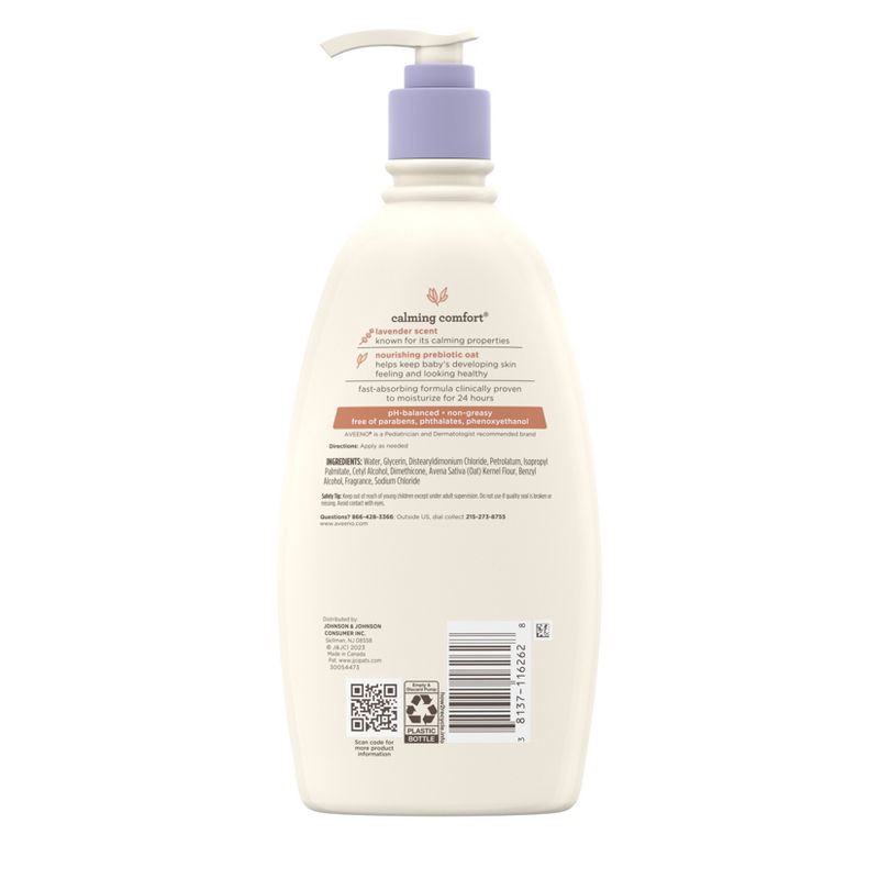 slide 12 of 18, Aveeno Baby Calming Comfort Lotion - 18 fl oz, 18 fl oz
