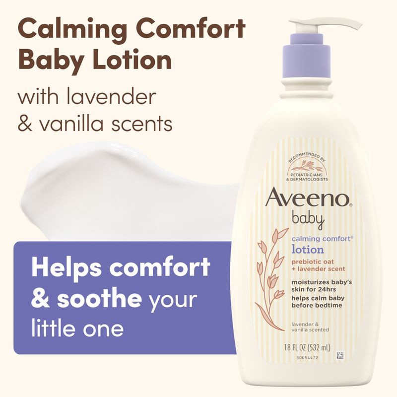 slide 13 of 18, Aveeno Baby Calming Comfort Lotion - 18 fl oz, 18 fl oz