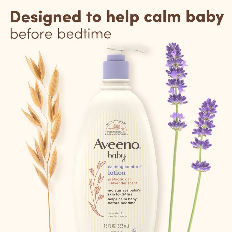 slide 15 of 18, Aveeno Baby Calming Comfort Lotion - 18 fl oz, 18 fl oz