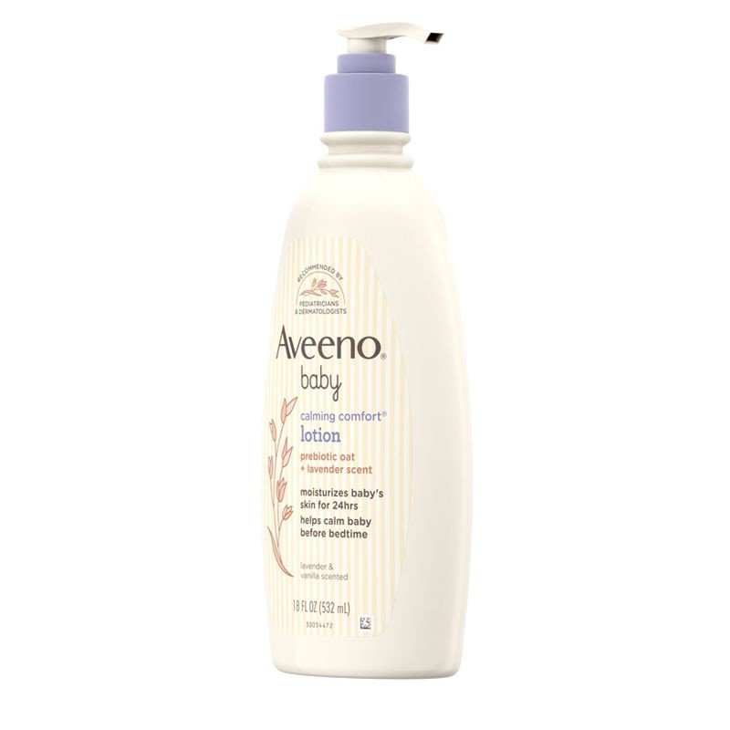 slide 4 of 18, Aveeno Baby Calming Comfort Lotion - 18 fl oz, 18 fl oz