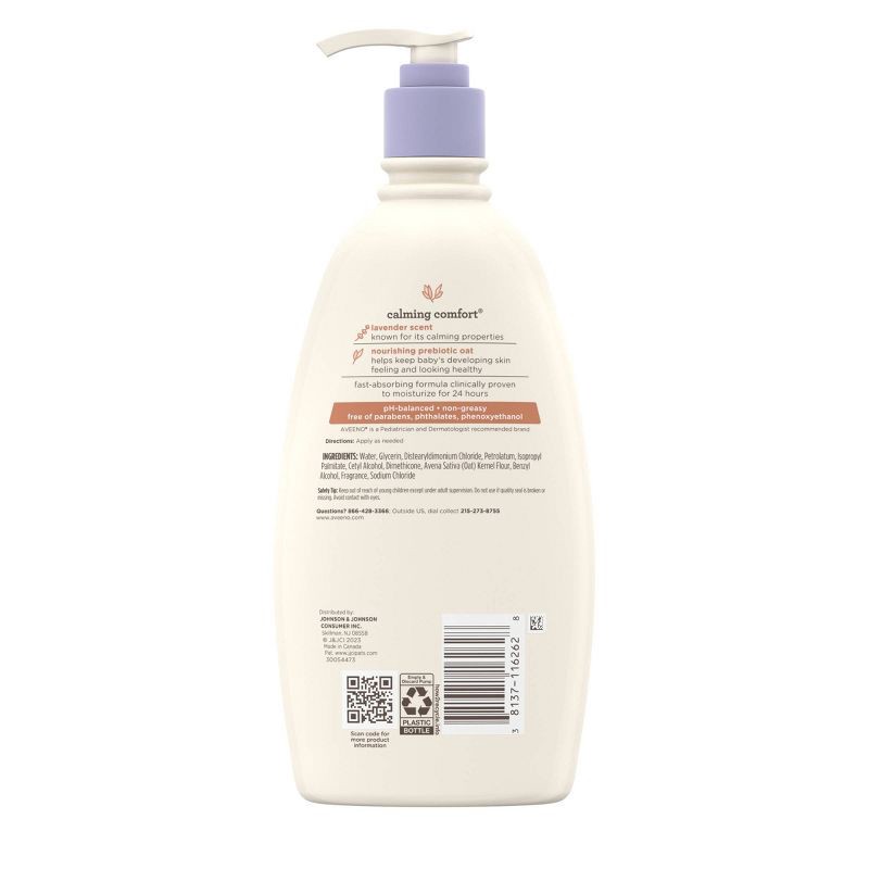 slide 6 of 18, Aveeno Baby Calming Comfort Lotion - 18 fl oz, 18 fl oz
