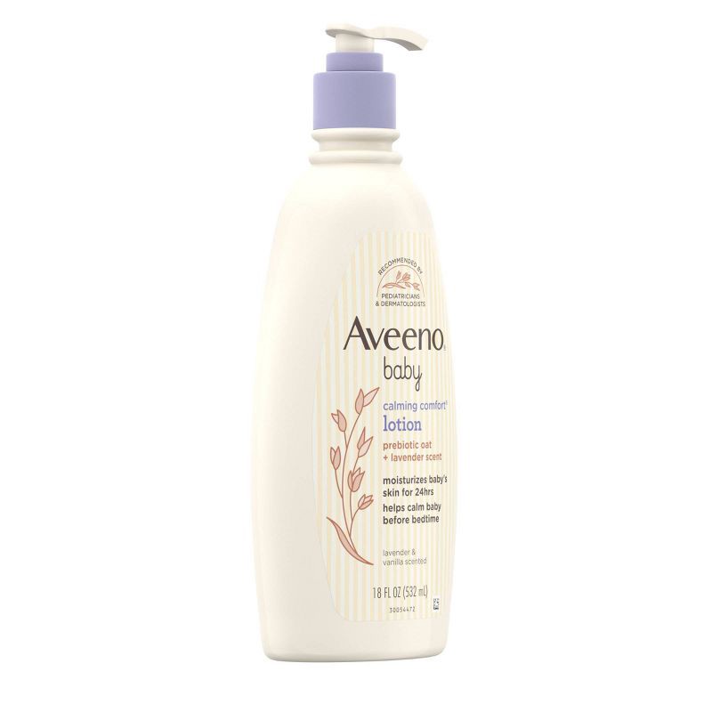 slide 9 of 18, Aveeno Baby Calming Comfort Lotion - 18 fl oz, 18 fl oz