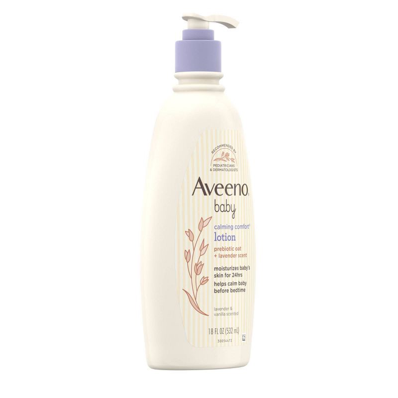 slide 9 of 9, Aveeno Baby Calming Comfort Lotion - 18 fl oz, 18 fl oz