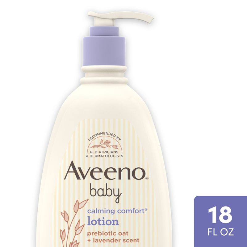 slide 10 of 18, Aveeno Baby Calming Comfort Lotion - 18 fl oz, 18 fl oz