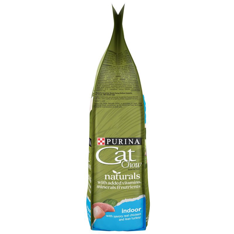 slide 6 of 7, Purina Cat Chow Naturals Indoor Chicken Flavor Dry Cat Food - 3.15lbs, 3.15 lb
