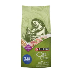 Purina Cat Chow Naturals Indoor Chicken Flavor Dry Cat Food - 3.15lbs