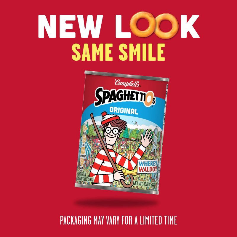 slide 3 of 7, Campbell's® SpaghettiOs® Where's Waldo? Shapes - 15.8 oz, 15.8 oz