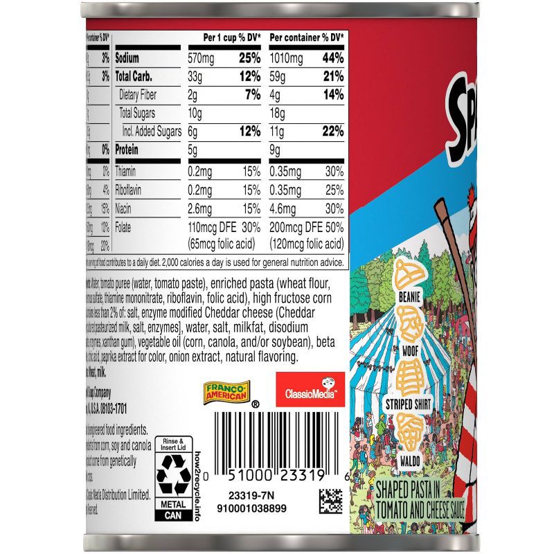 slide 7 of 7, Campbell's® SpaghettiOs® Where's Waldo? Shapes - 15.8 oz, 15.8 oz