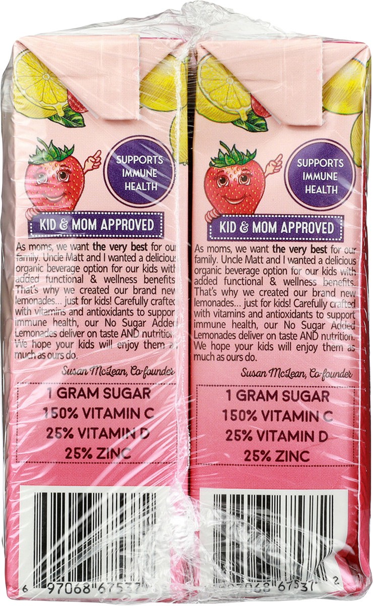 Uncle Matts Organic Organic Strawberry Lemonade Juice Box 1 ct Shipt