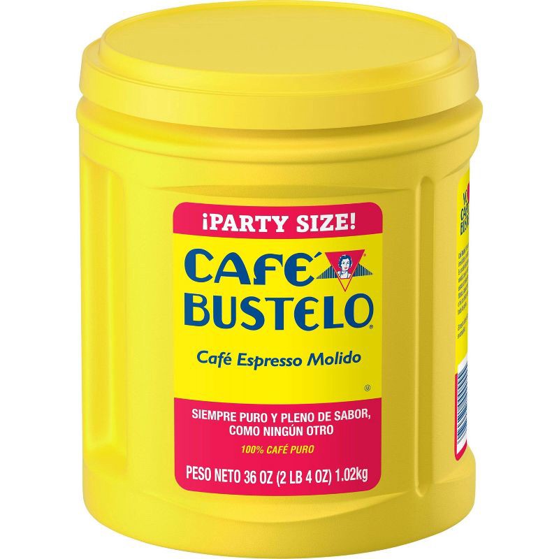 slide 2 of 5, Cafe Bustelo Espresso Dark Roast Ground Coffee - 36oz, 36 oz