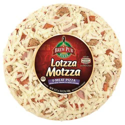 Brew Pub Pizza Lotzza Motzza 4-Meat Pizza 24.27 oz