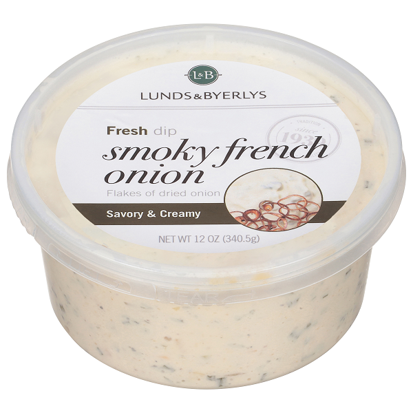 slide 1 of 14, Lunds & Byerlys Fresh Smoky French Onion Dip 12 oz, 12 oz