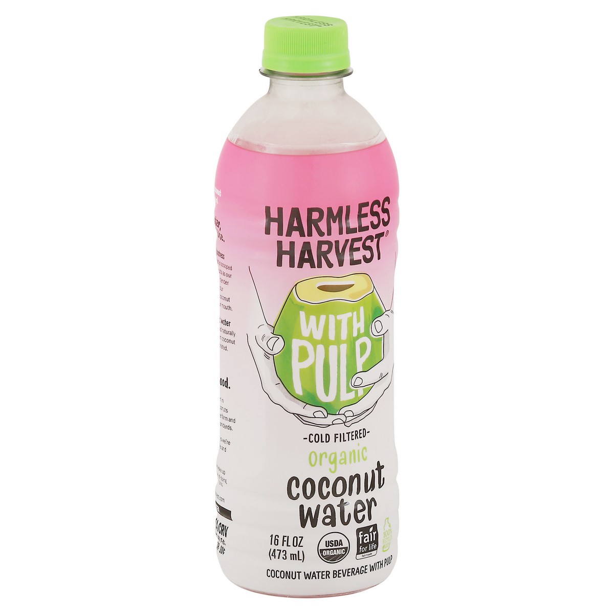 slide 8 of 11, Harmless Harvest Organic Coconut Water - 16 fl oz, 16 fl oz