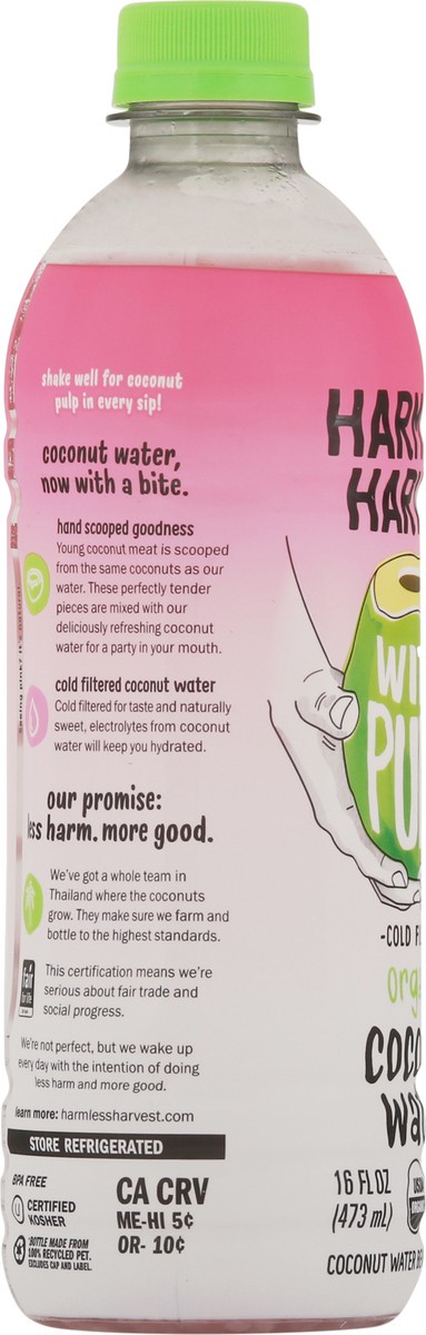 slide 10 of 11, Harmless Harvest Organic Coconut Water - 16 fl oz, 16 fl oz