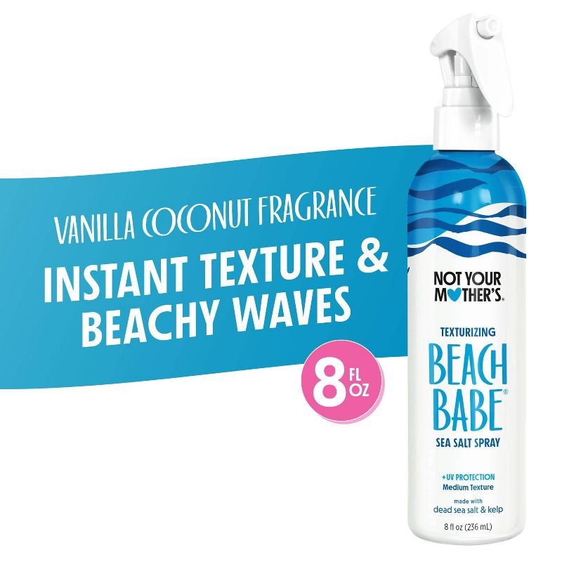 slide 9 of 10, Not Your Mother's Beach Babe Texturizing Sea Salt Spray with UV Protection - 8 fl oz, 8 fl oz