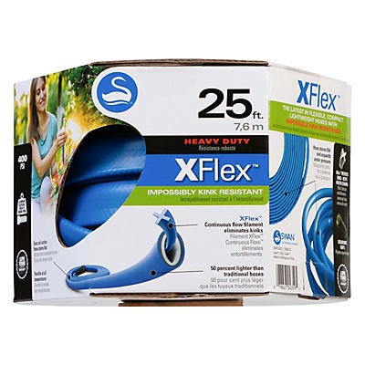slide 1 of 1, Swan XFlex Heavy-Duty Garden Hose, 25 ft