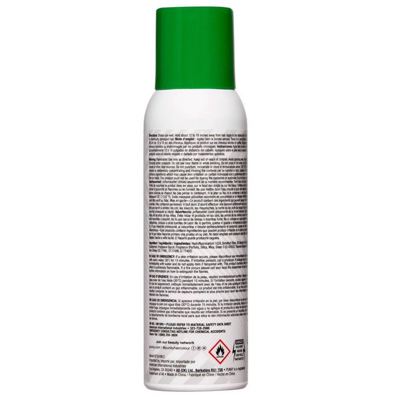 slide 2 of 5, Punky Colour Temporary Hair Color Spray - Green - 3.5oz, 3.5 oz