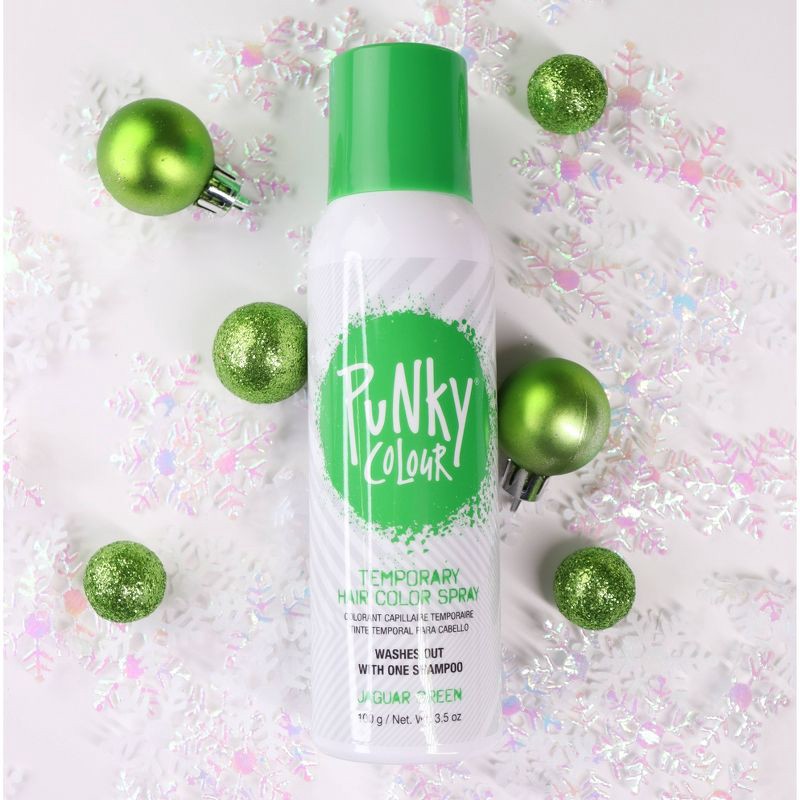 slide 5 of 5, Punky Colour Temporary Hair Color Spray - Green - 3.5oz, 3.5 oz