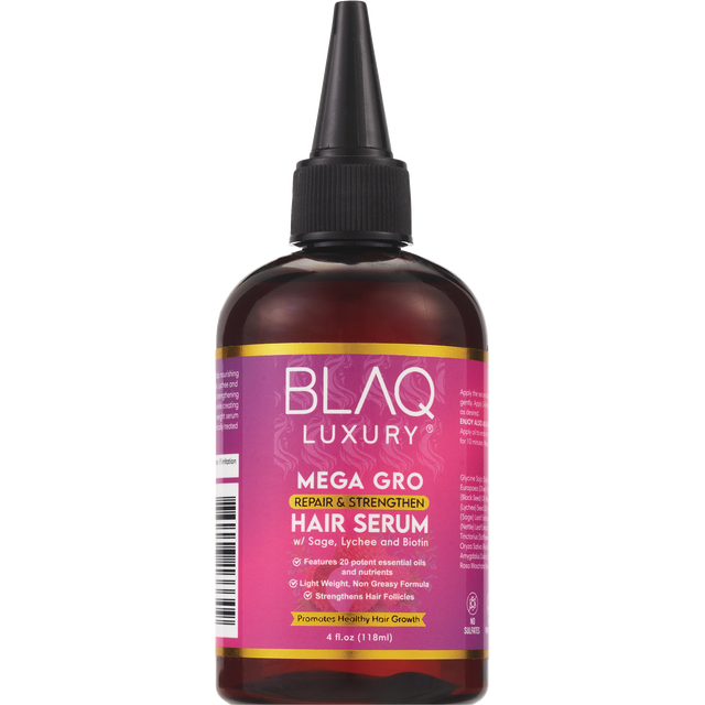 slide 1 of 1, Ultra/Standard Distributors Blaq Sage/Lychee Hair Serum 4Oz, 4 oz