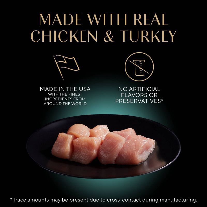 slide 3 of 14, Sheba Perfect Portions Chicken and Turkey Flavored Pate Wet Cat Food - 2.64oz/12ct, 2.64 oz, 12 ct