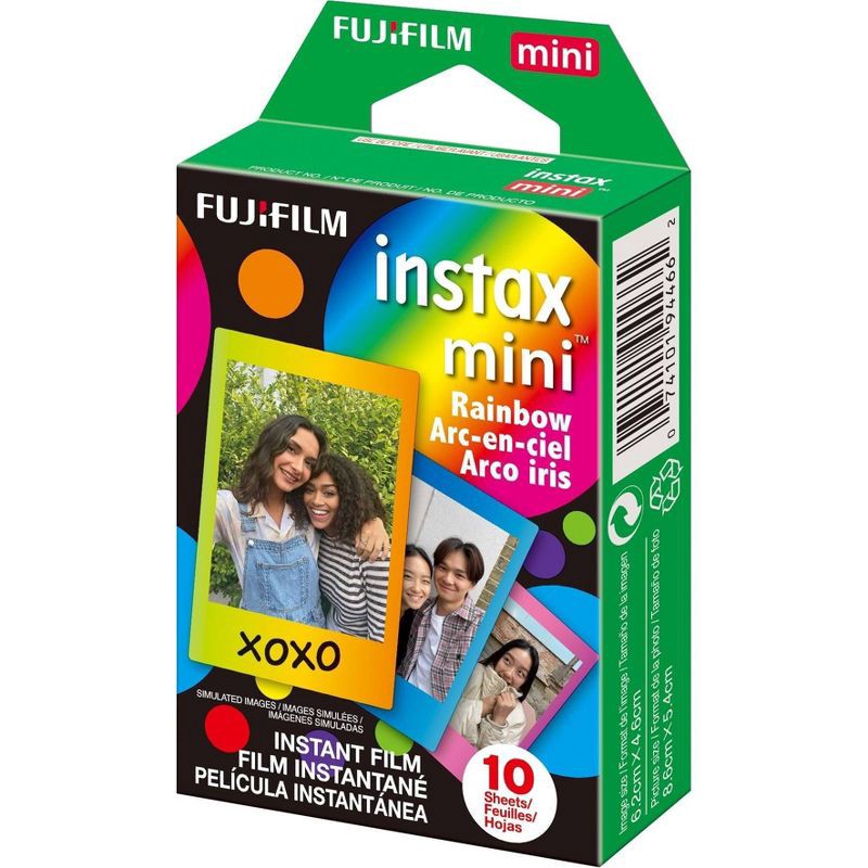 slide 2 of 5, Fujifilm INSTAX MINI Rainbow Instant Film, 1 ct