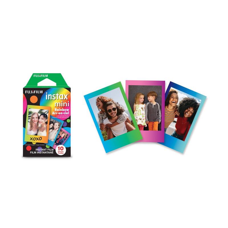 slide 3 of 5, Fujifilm INSTAX MINI Rainbow Instant Film, 1 ct