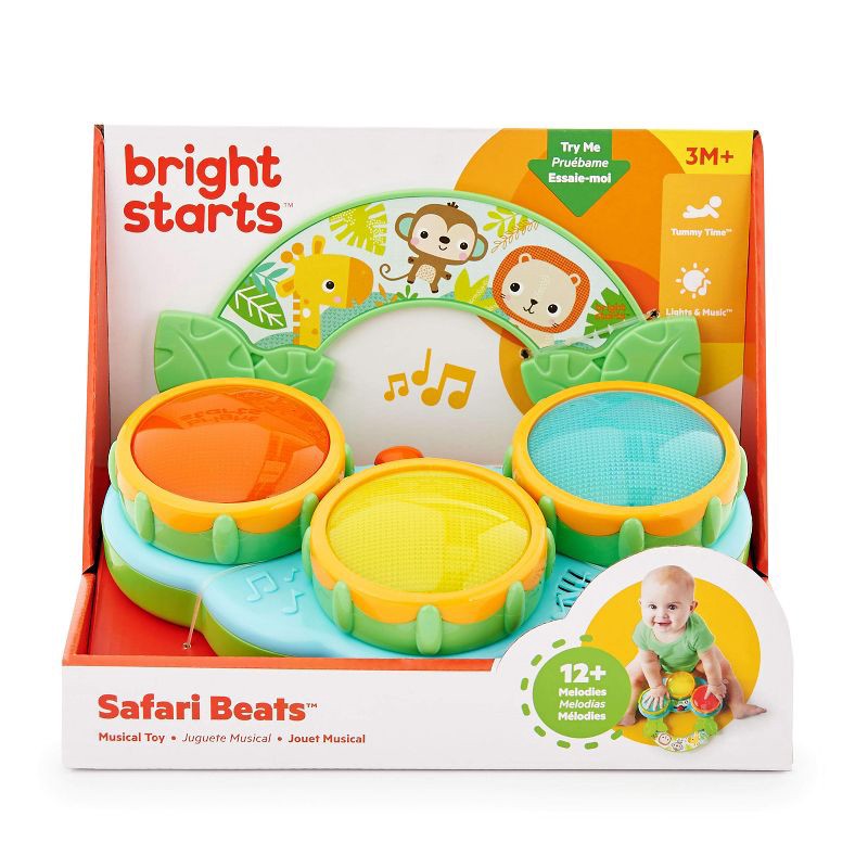 slide 8 of 10, Bright Starts Safari Beats Musical Toy, 1 ct