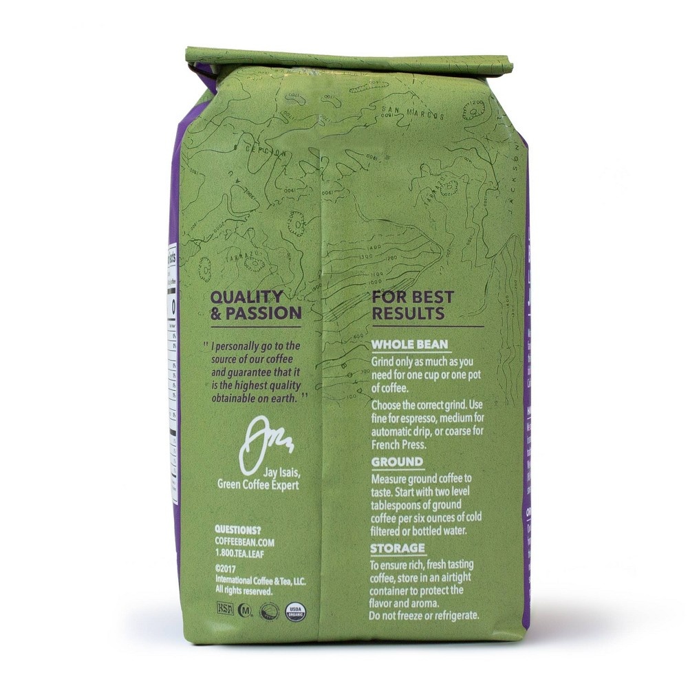 slide 2 of 4, The Coffee Bean & Tea Leaf Coffee Bean and Tea Leaf Mexico Organic Ground Dark Roast Coffee - 12oz, 12 oz