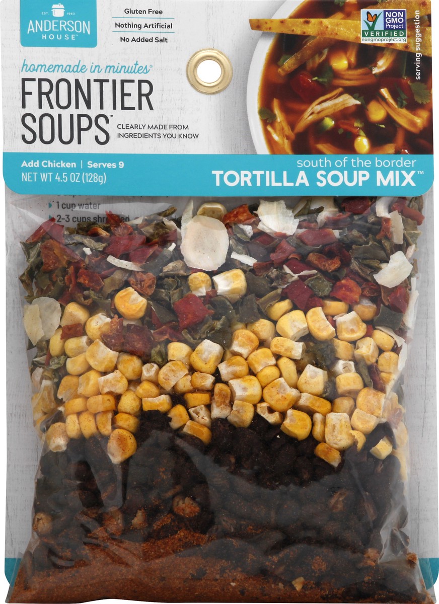 slide 3 of 8, Frontier Tortilla Soup Mix, 4.73 oz