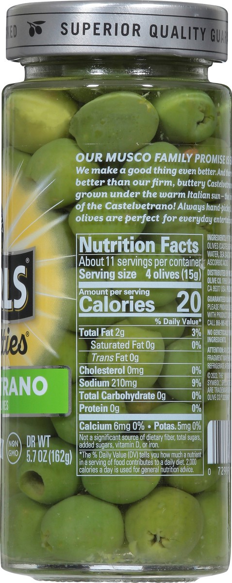 slide 12 of 14, Pearls Specialties Italian Pitted Castelvetrano Olives 5.7 oz, 5.7 oz