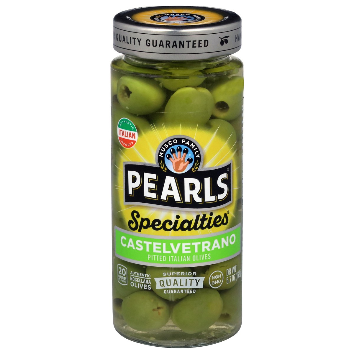 slide 1 of 14, Pearls Specialties Italian Pitted Castelvetrano Olives 5.7 oz, 5.7 oz