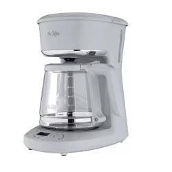Mr. Coffee Programmable 12-Cup Coffee Maker - Pewter