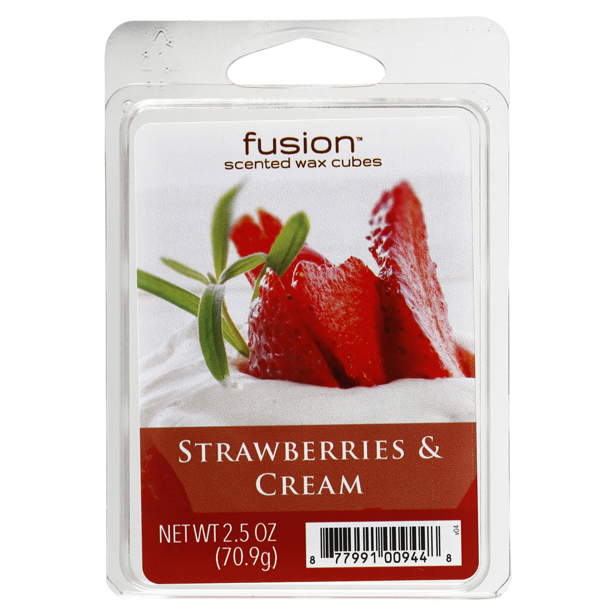 slide 1 of 1, ScentSationals Fusion Strawberries & Cream Scented Wax Cubes, 2.5 oz