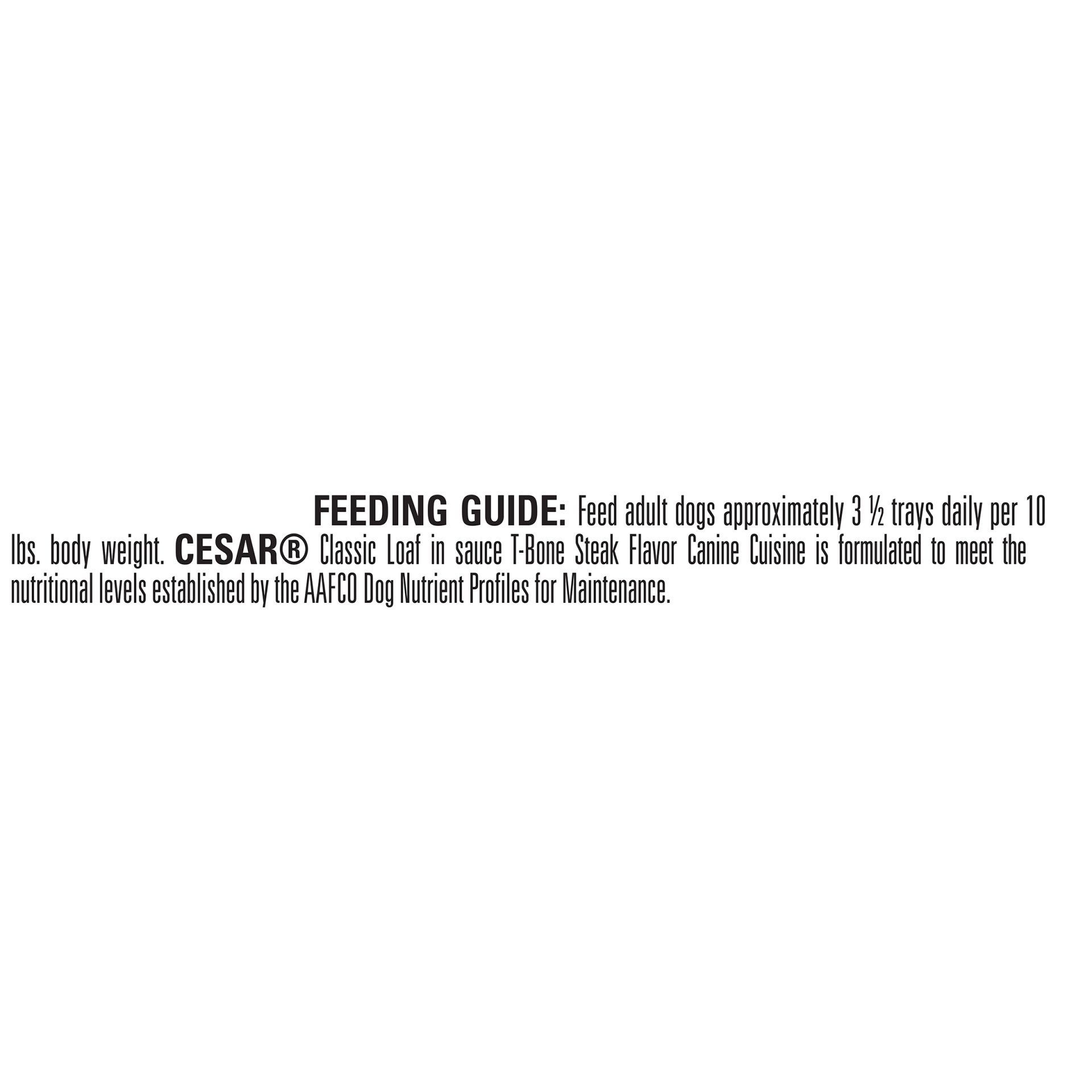 slide 9 of 9, Cesar Classics Tbone Steak Flavor In Meaty Juices Wet Dog Food, 3.5 oz