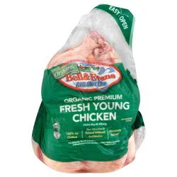 Bell & Evans Organic Air Chilled Premium Fresh Young Chicken, 1 ea