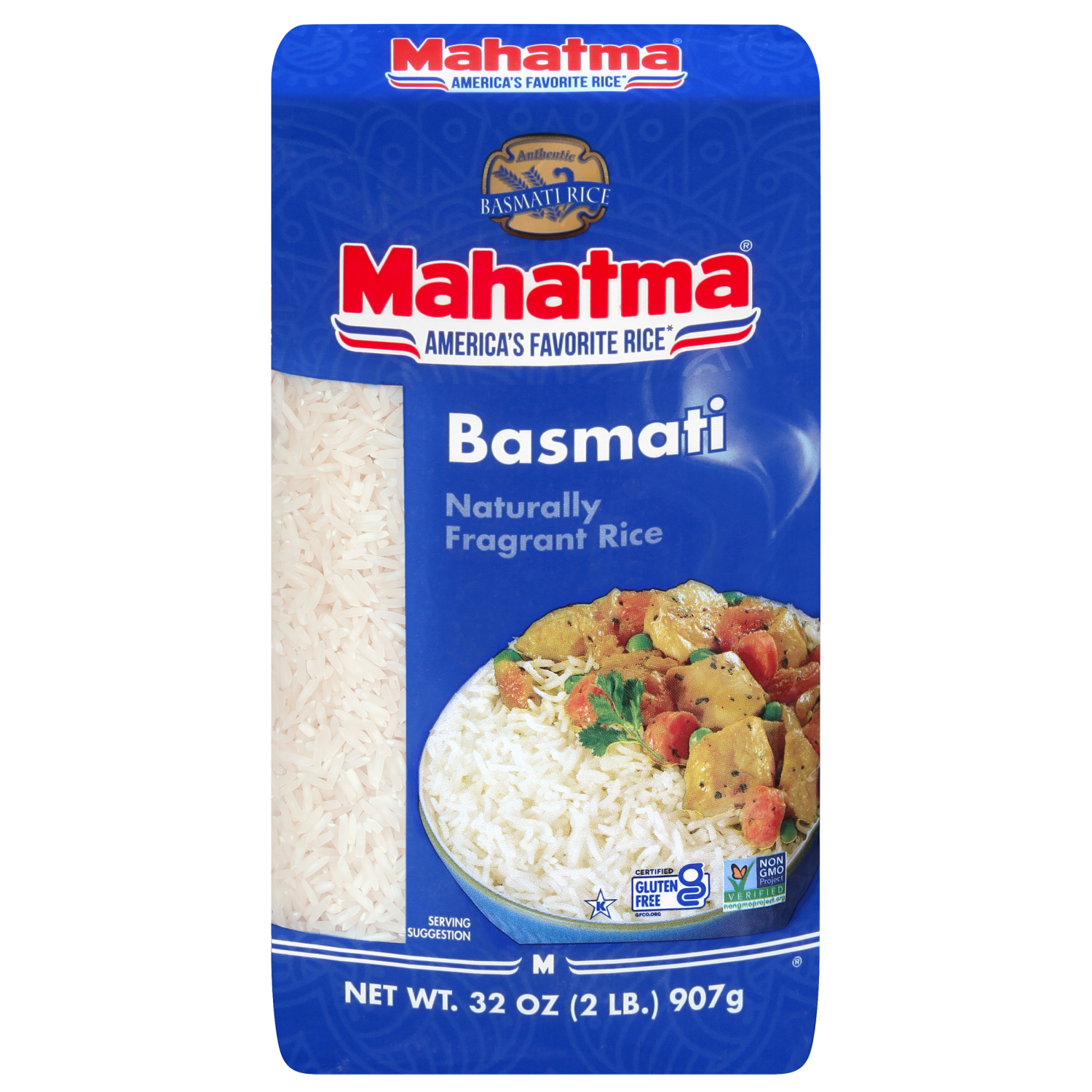 slide 1 of 4, Mahatma Rice, Basmati, 32 oz
